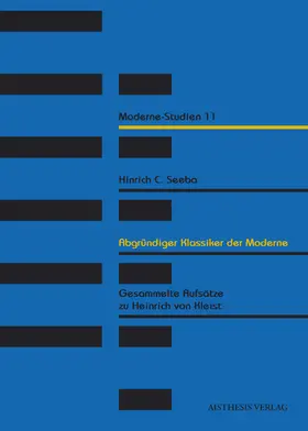 Seeba |  Abgründiger Klassiker der Moderne | Buch |  Sack Fachmedien
