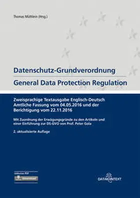 GDD e.V. | Datenschutz-Grundverordnung General Data Protection Regulation | Medienkombination | 978-3-89577-795-0 | sack.de