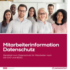 GDD e.V. |  Mitarbeiterinformation Datenschutz | Buch |  Sack Fachmedien