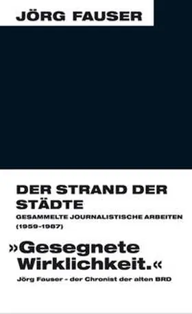 Fauser |  Der Strand der Städte | Buch |  Sack Fachmedien