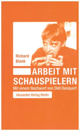 Blank |  Arbeit mit Schauspielern | Buch |  Sack Fachmedien
