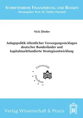 Dimler |  Anlagepolitik öffentlicher Versorgungsrücklagen deutscher Bundesländer und kapitalmarktfundierte Strategieentwicklung | eBook | Sack Fachmedien