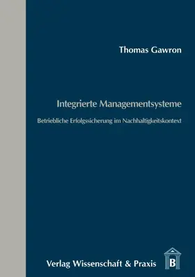 Gawron |  Integrierte Managementsysteme. | eBook | Sack Fachmedien