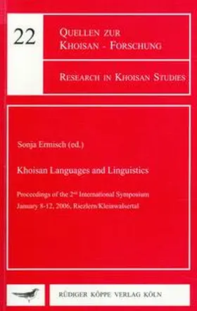 Ermisch |  Khoisan Languages and Linguistics | Buch |  Sack Fachmedien