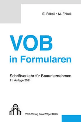 Frikell |  VOB in Formularen | Buch |  Sack Fachmedien
