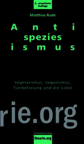 Rude |  Antispeziesismus | Buch |  Sack Fachmedien