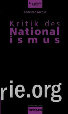 Mense |  Kritik des Nationalismus | Buch |  Sack Fachmedien