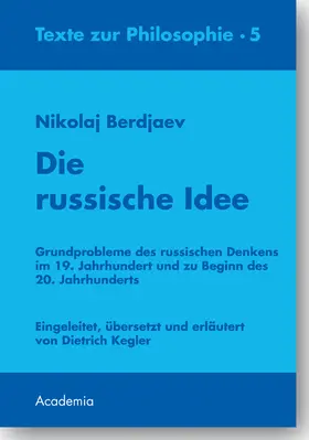 Berdjaev |  Die russische Idee | Buch |  Sack Fachmedien