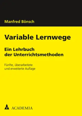 Bönsch |  Variable Lernwege | Buch |  Sack Fachmedien