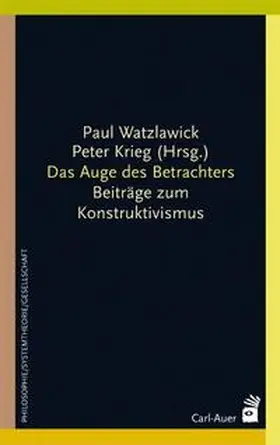 Watzlawick / Krieg |  Das Auge des Betrachters | Buch |  Sack Fachmedien