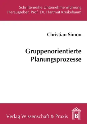 Simon |  Gruppenorientierte Planungsprozesse | Buch |  Sack Fachmedien