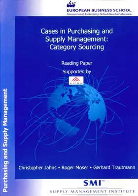 Jahns / Moser / Trautmann |  Cases in Purchasing and Supply Management. | Buch |  Sack Fachmedien