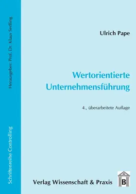Pape |  Wertorientierte Unternehmensführung | Buch |  Sack Fachmedien