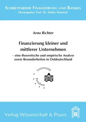 Richter |  Finanzierung kleiner und mittlerer Unternehmen | Buch |  Sack Fachmedien