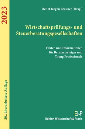 Brauner |  Wirtschaftsprüfungs- und Steuerberatungsgesellschaften 2023 | Buch |  Sack Fachmedien