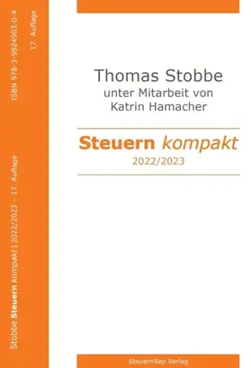 Stobbe |  Steuern kompakt 2022-2023. | Buch |  Sack Fachmedien