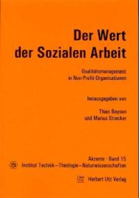 Boysen / Strecker |  Der Wert der sozialen Arbeit | Buch |  Sack Fachmedien