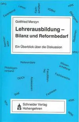 Merzyn |  Lehrerausbildung - Bilanz und Reformbedarf | Buch |  Sack Fachmedien