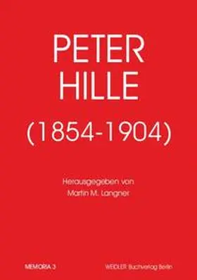 Langner |  Peter Hille (1854-1904) | Buch |  Sack Fachmedien