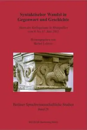 Lefèvre |  Syntaktischer Wandel in Gegenwart und Geschichte | Buch |  Sack Fachmedien