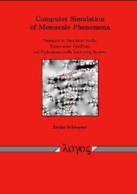 Schwarzer |  Computer Simulation of Mesoscale Phenomena: Transport in Disordered Media, Temperature Gradients, and Hydrodynamically Interacting Systems | Buch |  Sack Fachmedien