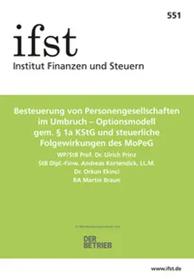 Prinz / Kortendick / Ekinci |  ifst-Schrift 551 | Buch |  Sack Fachmedien