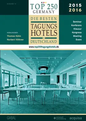 Völkner |  Die besten Tagungshotels in Deutschland 2024/2025 | Buch |  Sack Fachmedien