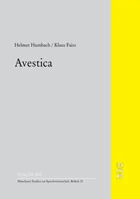 Humbach / Faiss |  MSB: Avestica. | Buch |  Sack Fachmedien