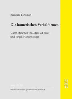 Forssman |  Die homerischen Verbalformen | Buch |  Sack Fachmedien