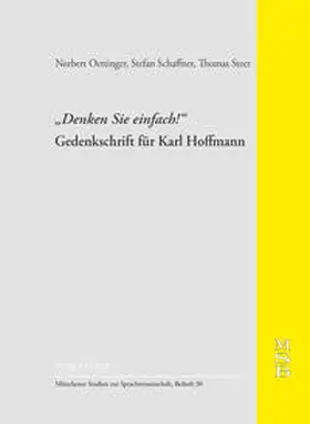 Oettinger / Schaffner / Steer |  "Denken Sie einfach!" | Buch |  Sack Fachmedien
