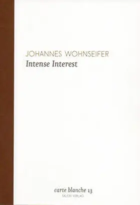 Wohnseifer / Theewen |  Intense Interest | Buch |  Sack Fachmedien