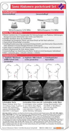 Brodmann / Recker |  Sono Abdomen pocketcard Set | Buch |  Sack Fachmedien