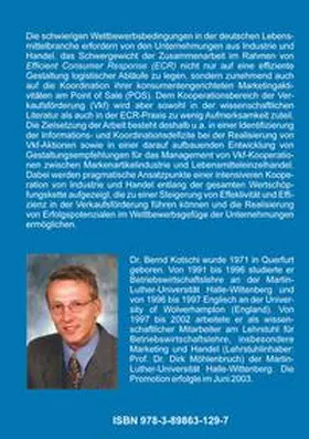 Kotschi |  Die Verkaufsförderung als Kooperationsbereich zwischen Markenartikelindustrie und Lebensmitteleinzelhandel | Buch |  Sack Fachmedien