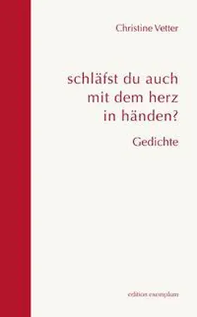 Vetter |  schläfst du auch mit dem herz in händen? | Buch |  Sack Fachmedien