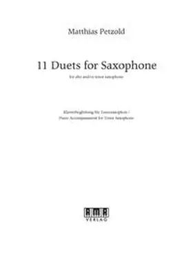 Petzold |  11 Duets For Saxophone - Klavierbegleitung | Buch |  Sack Fachmedien