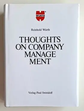 Würth |  Thoughts on company management | Buch |  Sack Fachmedien