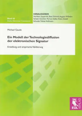 Gaude |  Ein Modell der Technologiediffusion der elektronischen Signatur | Buch |  Sack Fachmedien