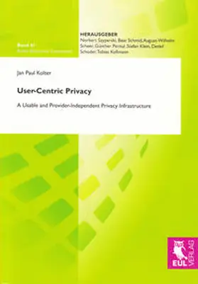 Kolter |  User-Centric Privacy | Buch |  Sack Fachmedien