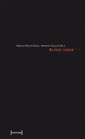 Müller-Schöll / Schuller |  Kleist lesen | Buch |  Sack Fachmedien