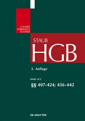 Schmidt |  §§ 407-424; 436-442 | Buch |  Sack Fachmedien