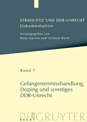  Gefangenenmisshandlung, Doping und sonstiges DDR-Unrecht | Buch |  Sack Fachmedien