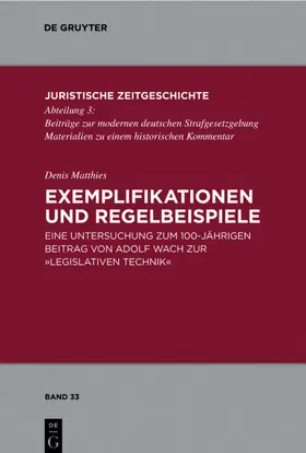Matthies |  Exemplifikationen und Regelbeispiele | eBook | Sack Fachmedien