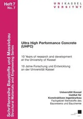 Schmidt |  Ultra High Performance Concrete (UHPC) | Buch |  Sack Fachmedien