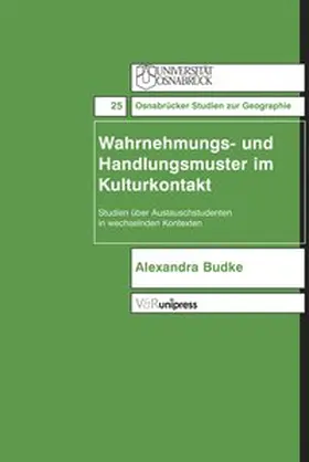 Budke |  Wahrnehmungs- und Handlungsmuster im Kulturkontakt | Buch |  Sack Fachmedien