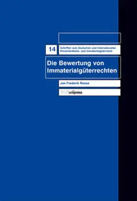 Reese |  Die Bewertung von Immaterialgüterrechten | Buch |  Sack Fachmedien