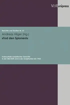 Hilger |  »Tod den Spionen!« | Buch |  Sack Fachmedien