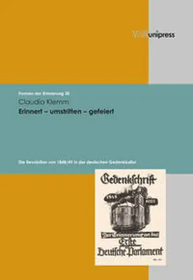 Klemm |  Erinnert – umstritten – gefeiert | Buch |  Sack Fachmedien