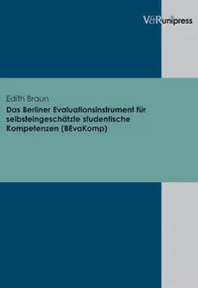 Braun |  Das Berliner Evaluationsinstrument für selbsteingeschätzte studentische Kompetenzen (BEvaKomp) | Buch |  Sack Fachmedien
