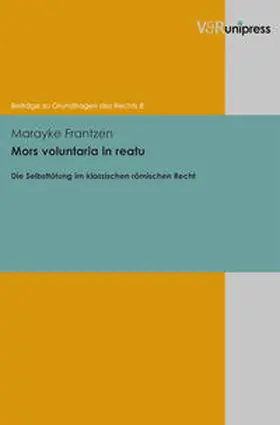 Frantzen |  Mors voluntaria in reatu | Buch |  Sack Fachmedien