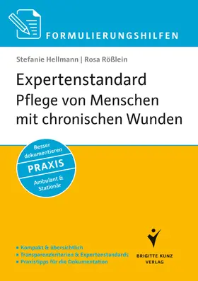 Hellmann / Rößlein |  Formulierungshilfen Expertenstandard Pflege von Menschen mit chronischen Wunden | Buch |  Sack Fachmedien